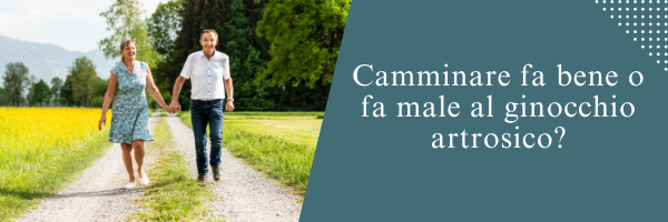 Camminare fa bene o fa male al ginocchio artrosico?