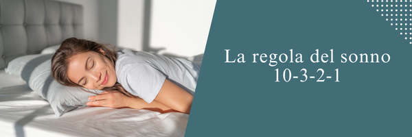 La regola del sonno 10-3-2-1